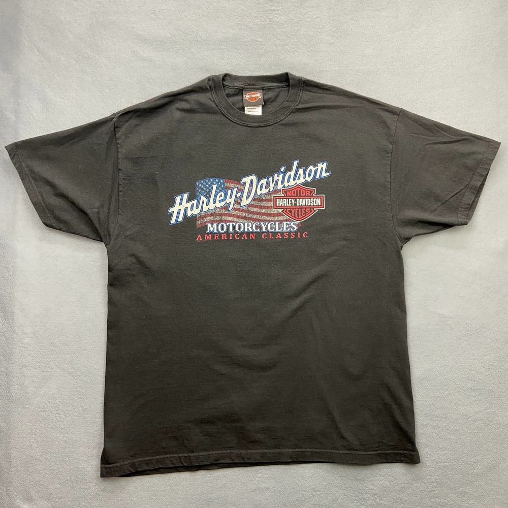 Harley Davidson Shirt Mens XL Black Beaver Falls Pennsylvania McMahon's